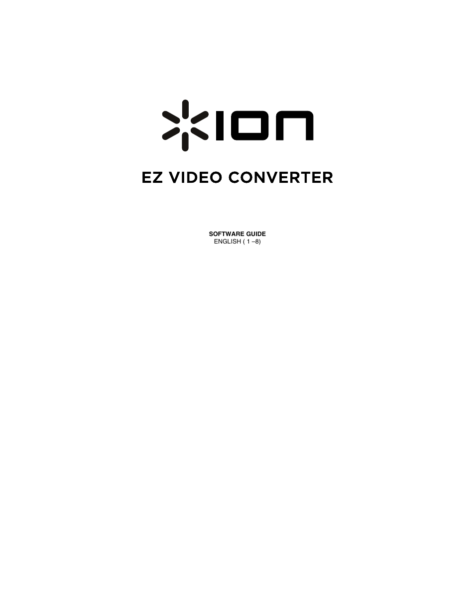 ION Audio Video 2 PC User Manual | 10 pages