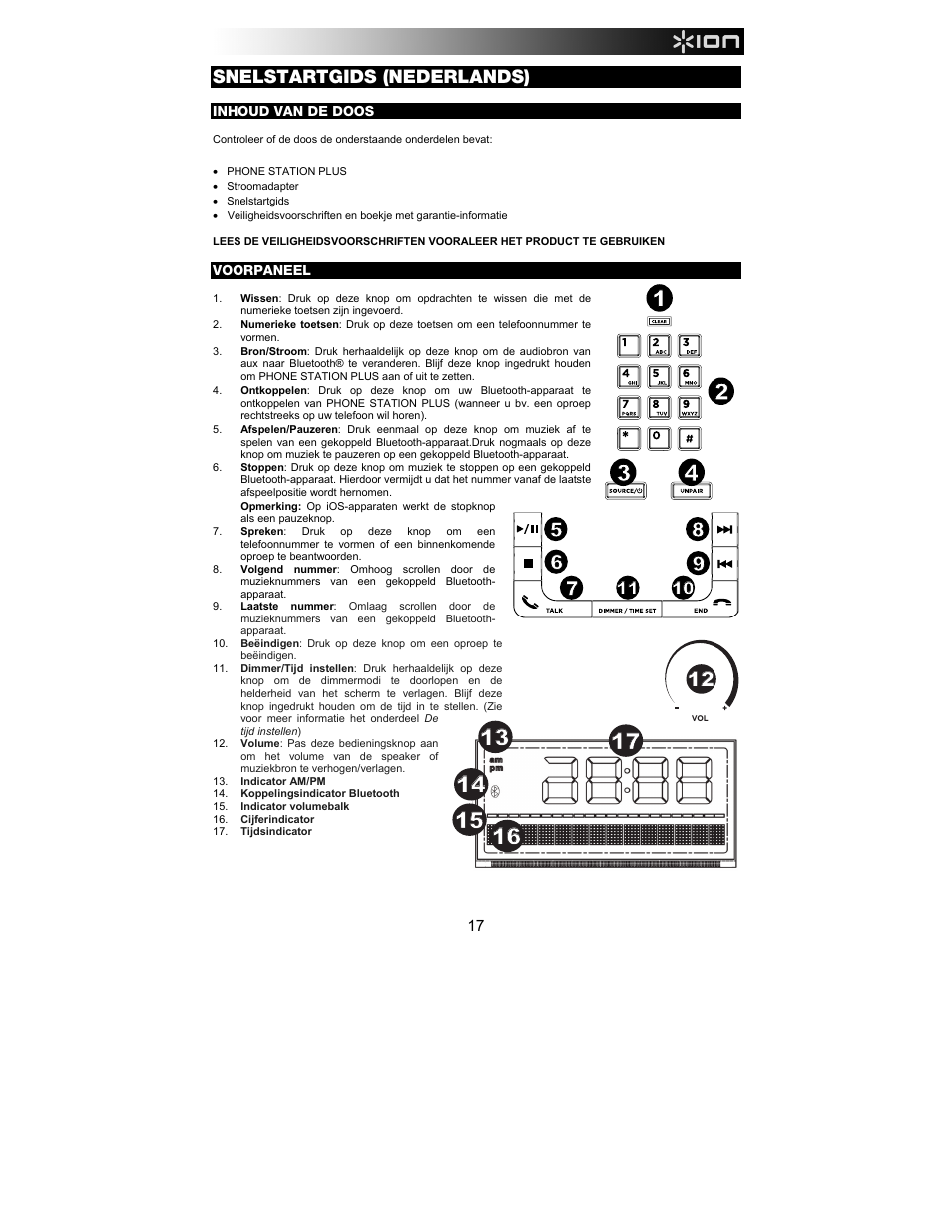 ION Audio Phone Station Plus User Manual | Page 17 / 20