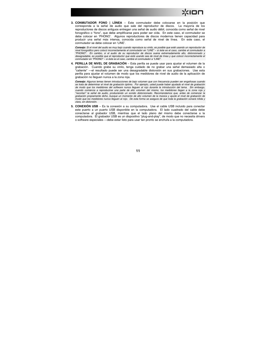 ION Audio U Record User Manual | Page 11 / 40