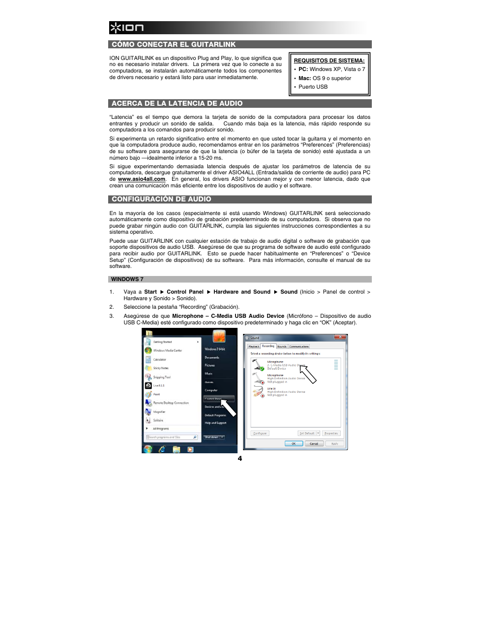 ION Audio GuitarLink User Manual | Page 6 / 22