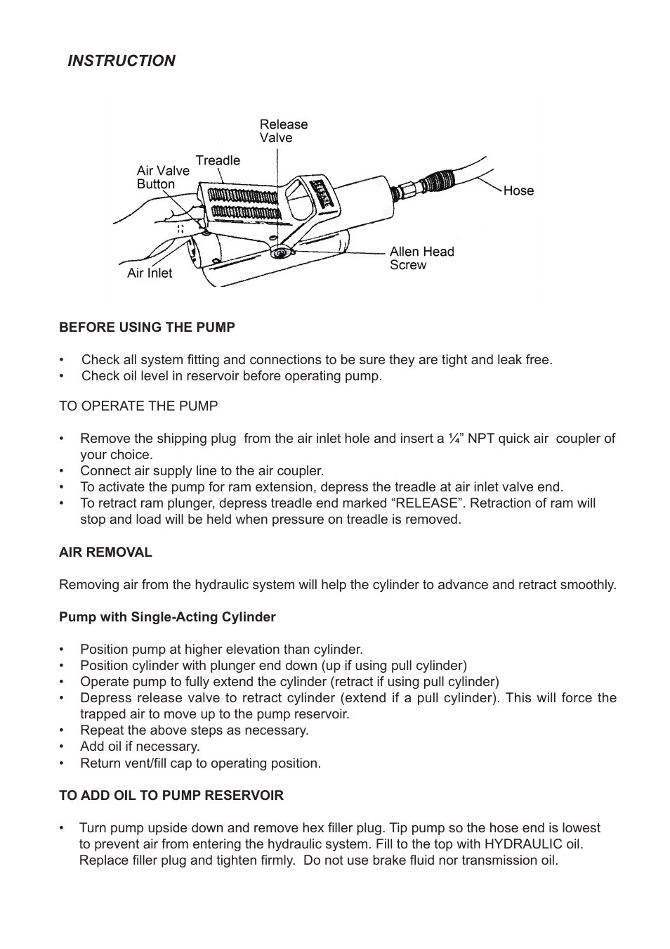 Jackco Model 840 w/ Hydraulic Hose User Manual | Page 3 / 8