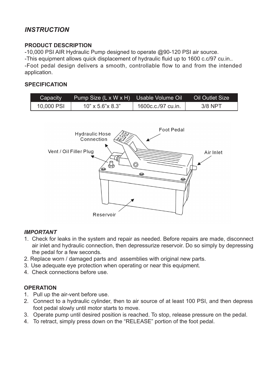 Jackco Model 842 User Manual | Page 3 / 8