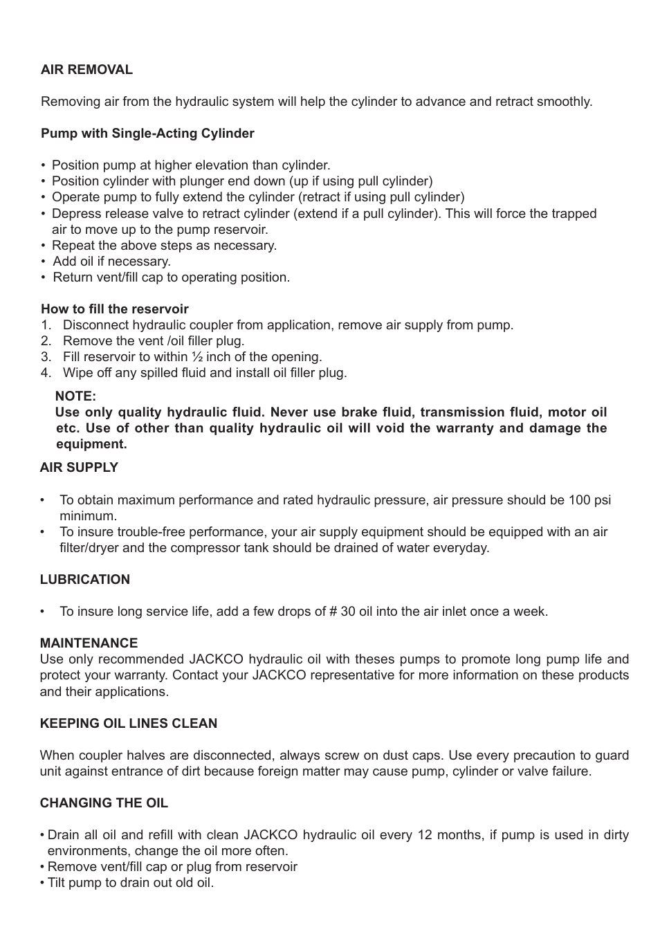 Jackco Model 842 User Manual | Page 4 / 8