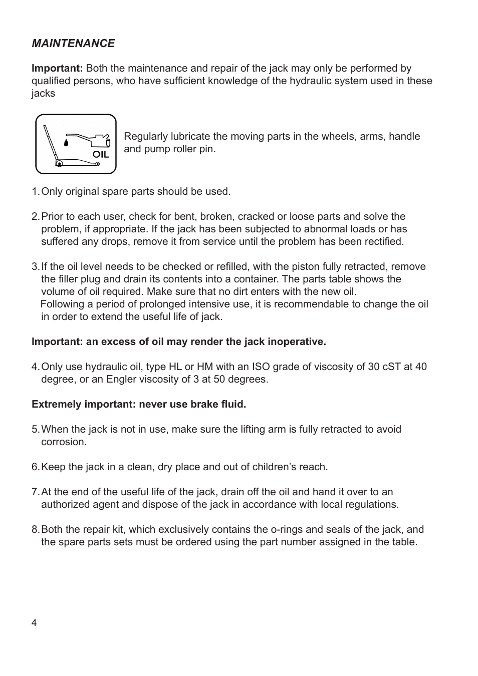 Jackco Model 66200B User Manual | Page 4 / 8