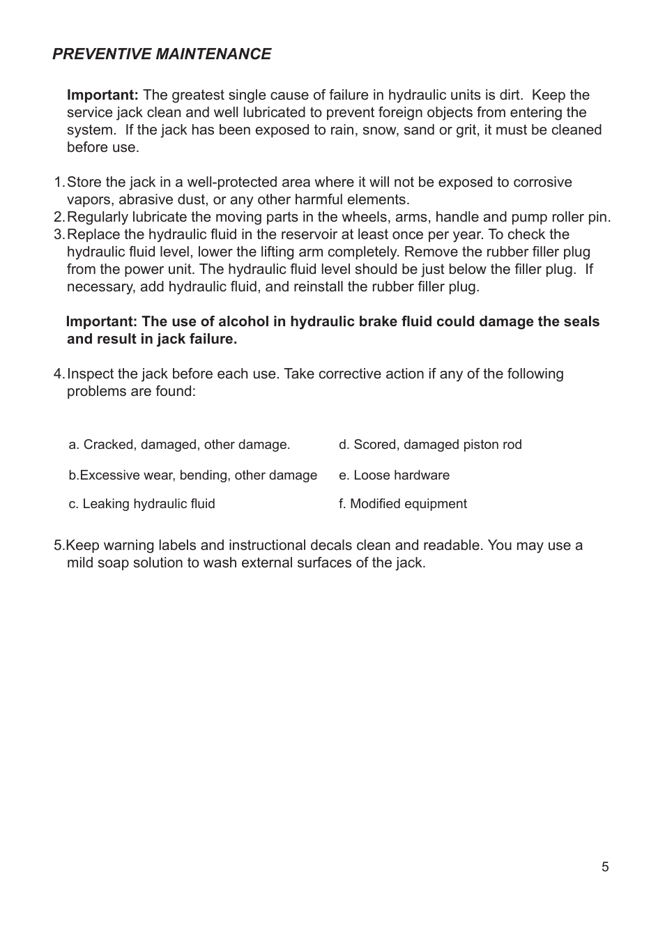 Jackco Model 66200B User Manual | Page 5 / 8