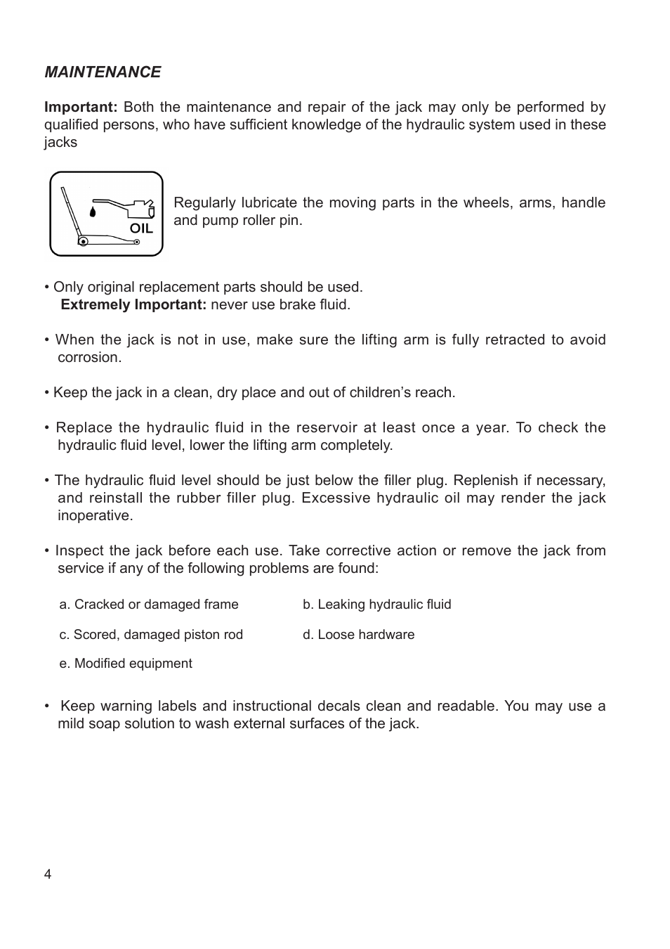 Jackco Model 65300 User Manual | Page 4 / 8