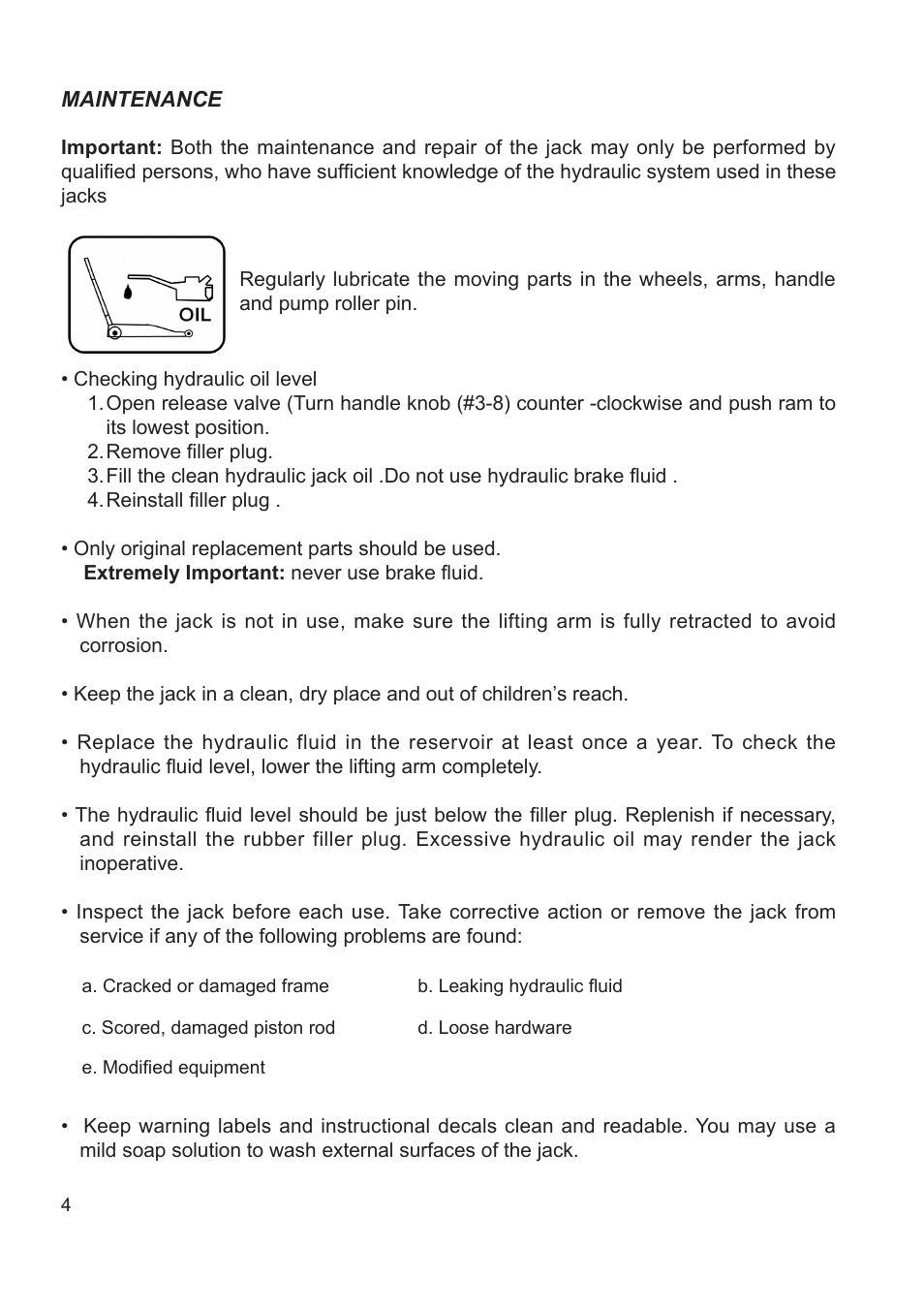Jackco Model 66510 User Manual | Page 4 / 8