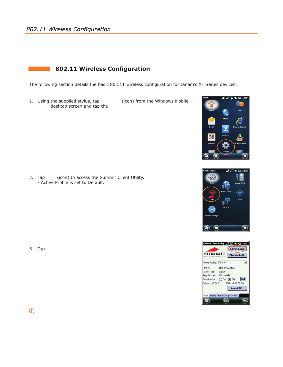 Janam XT85 User Manual | Page 70 / 84