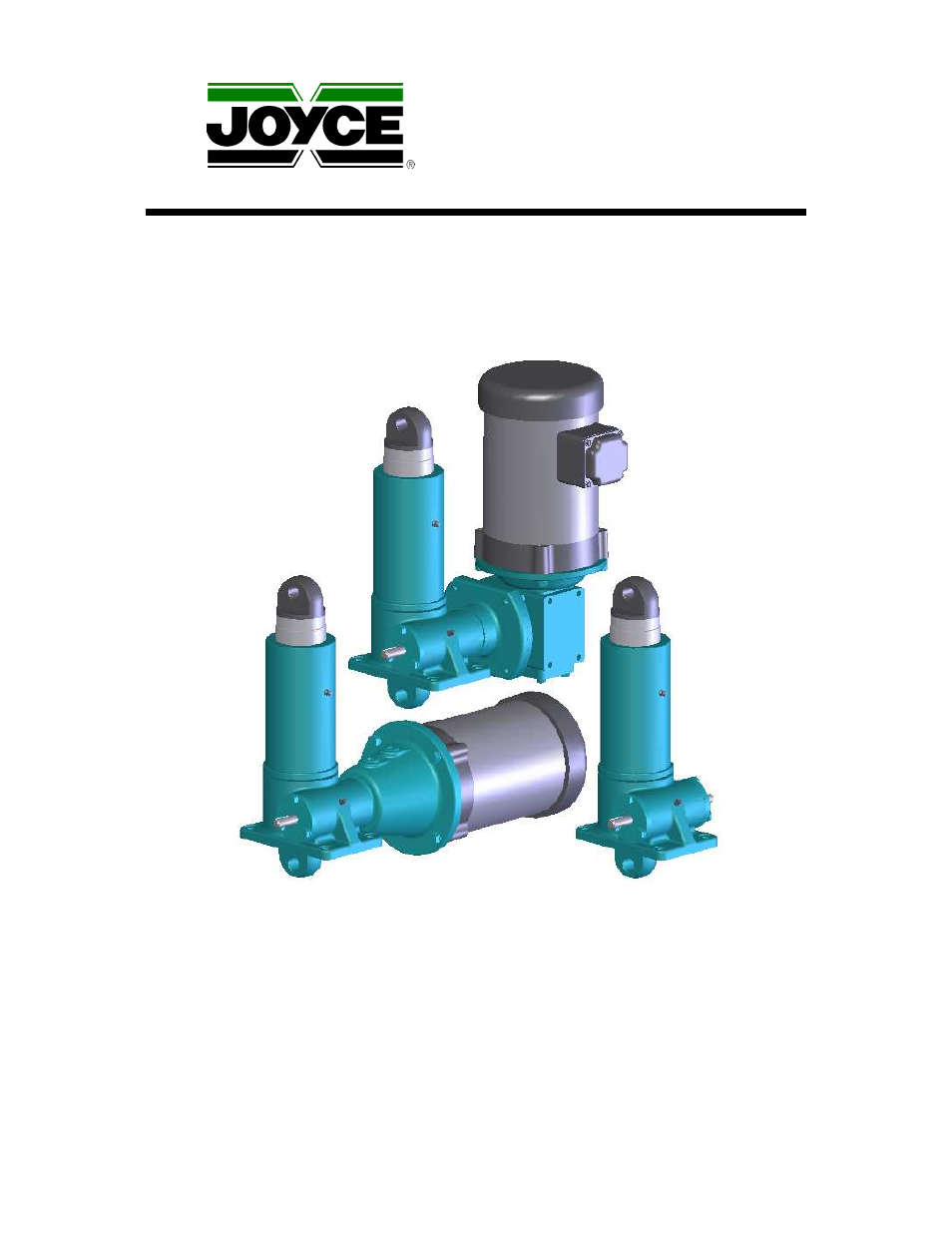 Joyce Electric Cylinders with Ball Screw User Manual | 10 pages