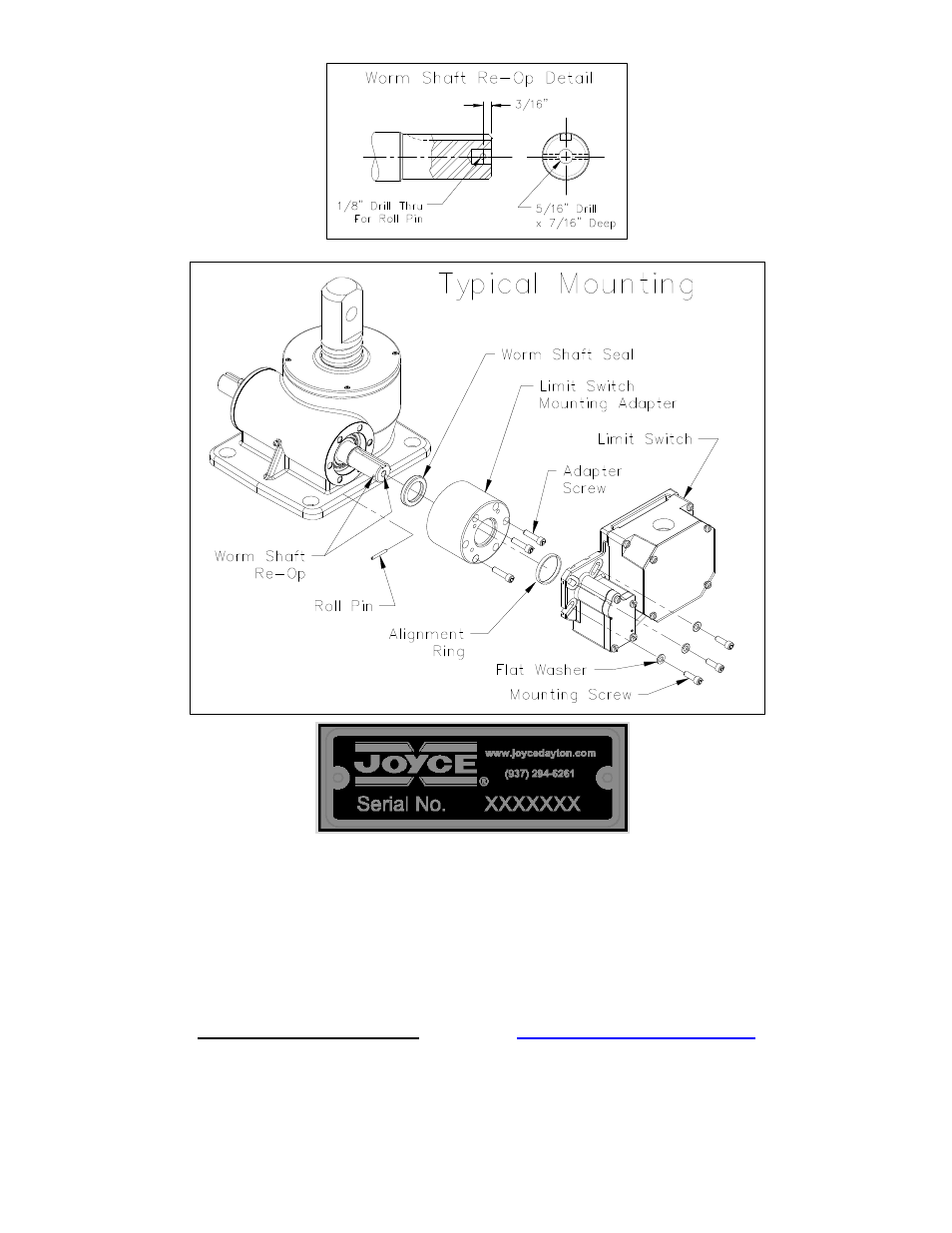 Joyce Limit Switches User Manual | Page 3 / 3