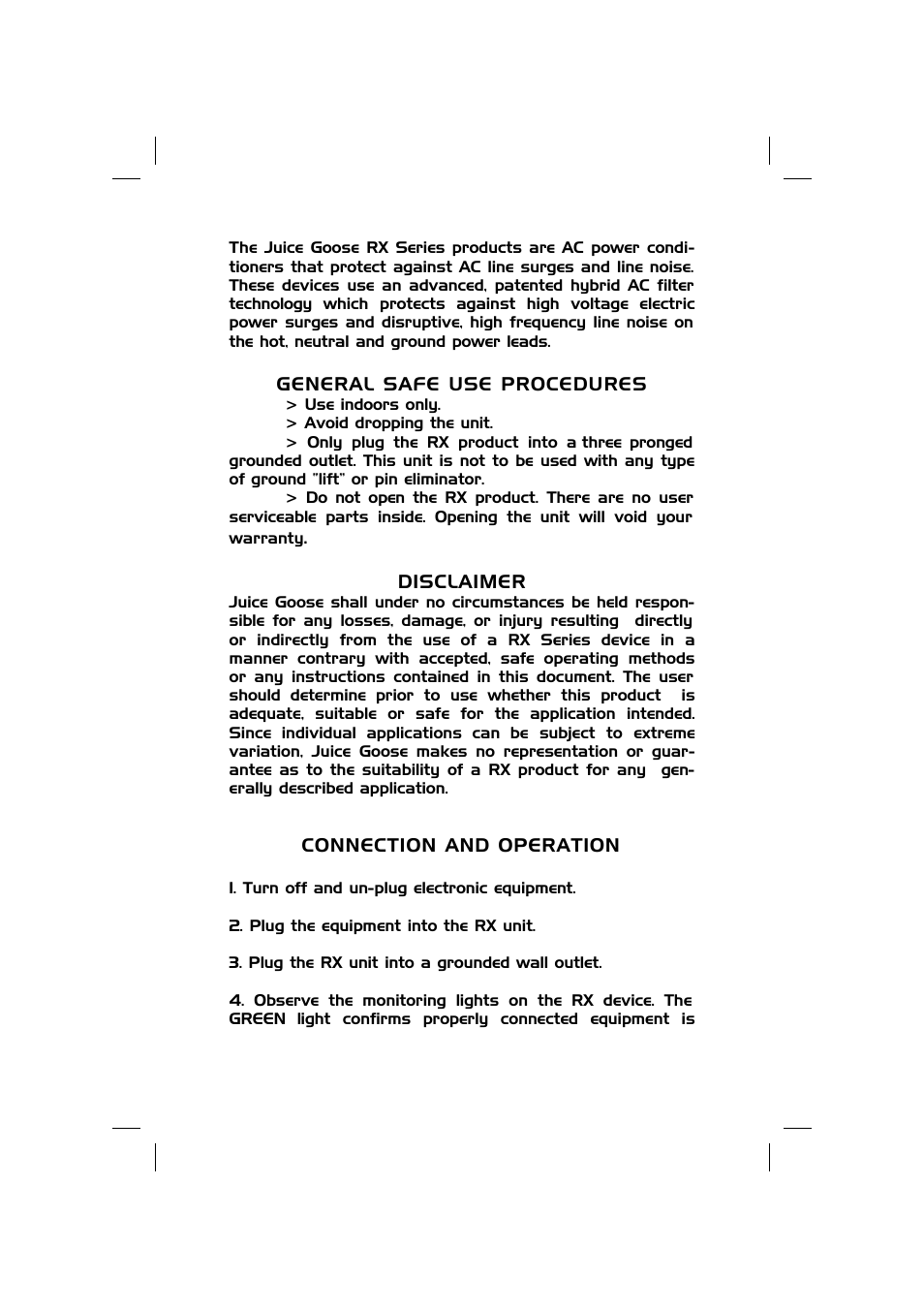 JuiceGoose RX15-DPC User Manual | Page 2 / 4