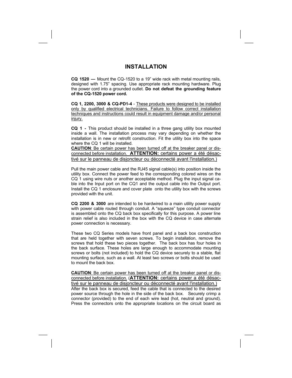 JuiceGoose CQ Series - Power Sequencers User Manual | Page 5 / 12