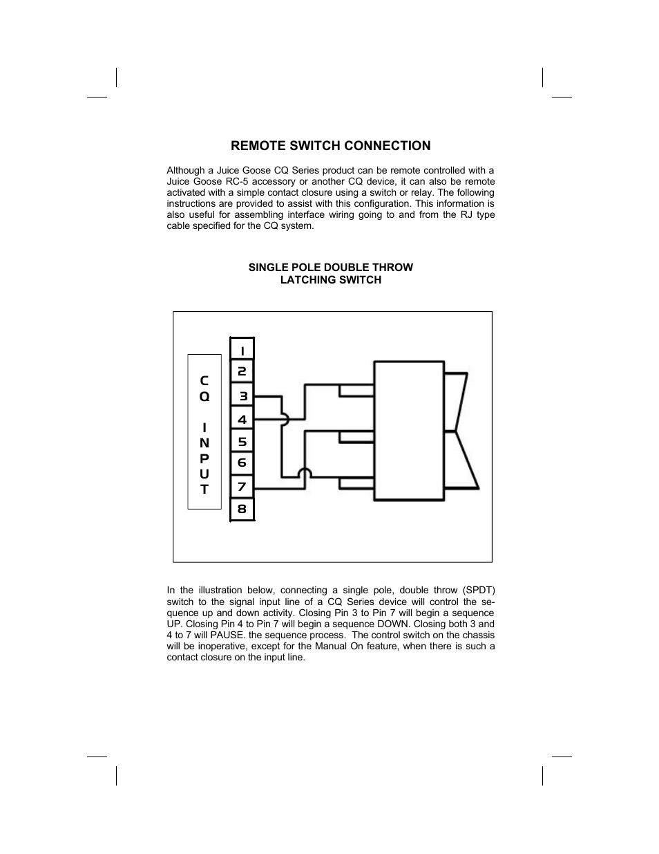 JuiceGoose CQ Series - Power Sequencers User Manual | Page 7 / 12
