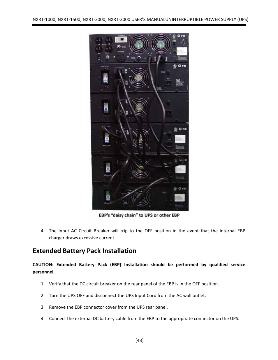 Extended battery pack installation | JuiceGoose NXRT Series User Manual | Page 43 / 45