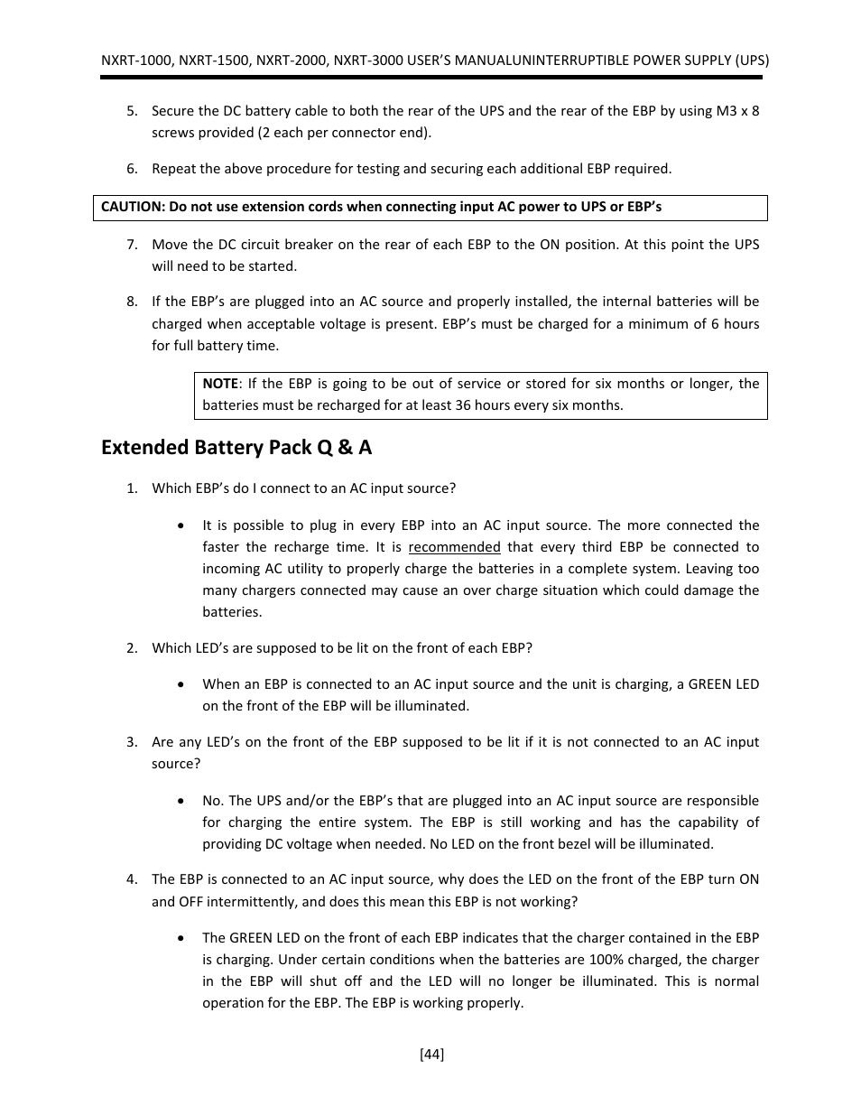 Extended battery pack q & a | JuiceGoose NXRT Series User Manual | Page 44 / 45