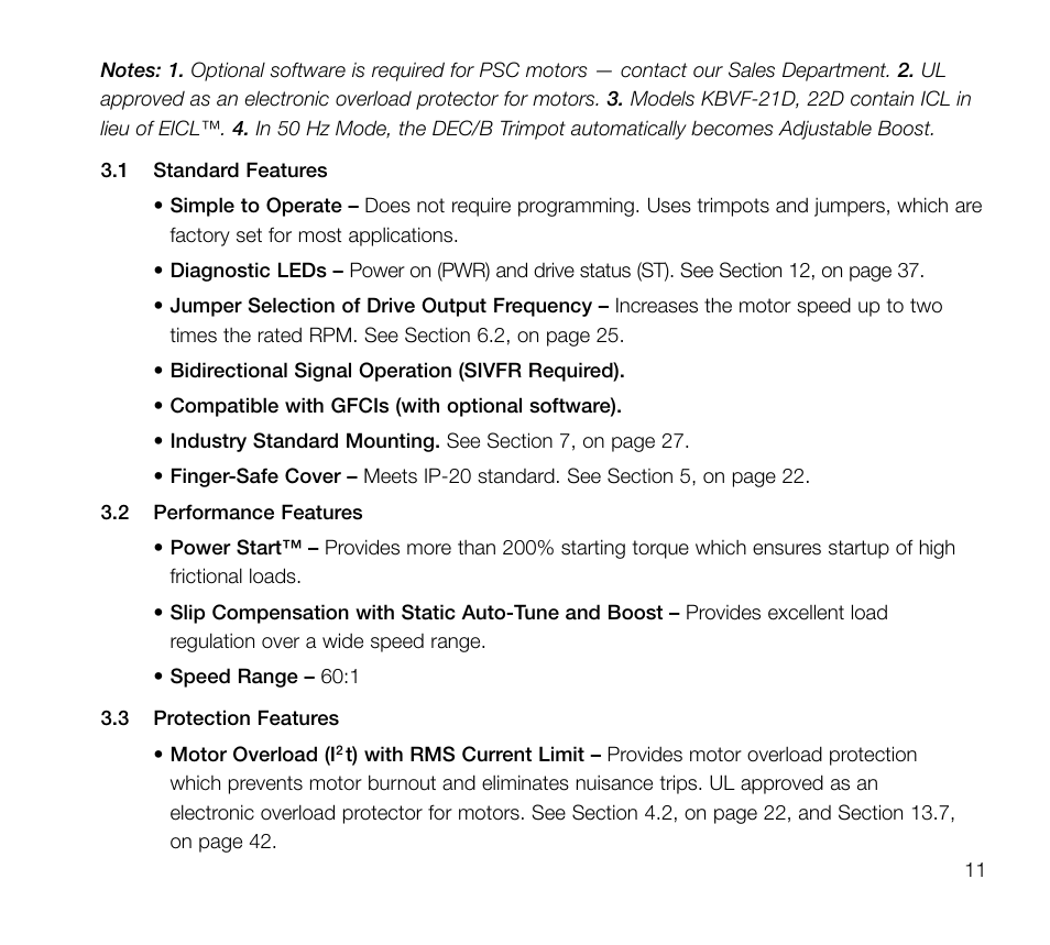 KB Electronics KBVF-23P User Manual | Page 11 / 45