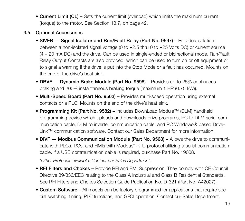 KB Electronics KBVF-23P User Manual | Page 13 / 45