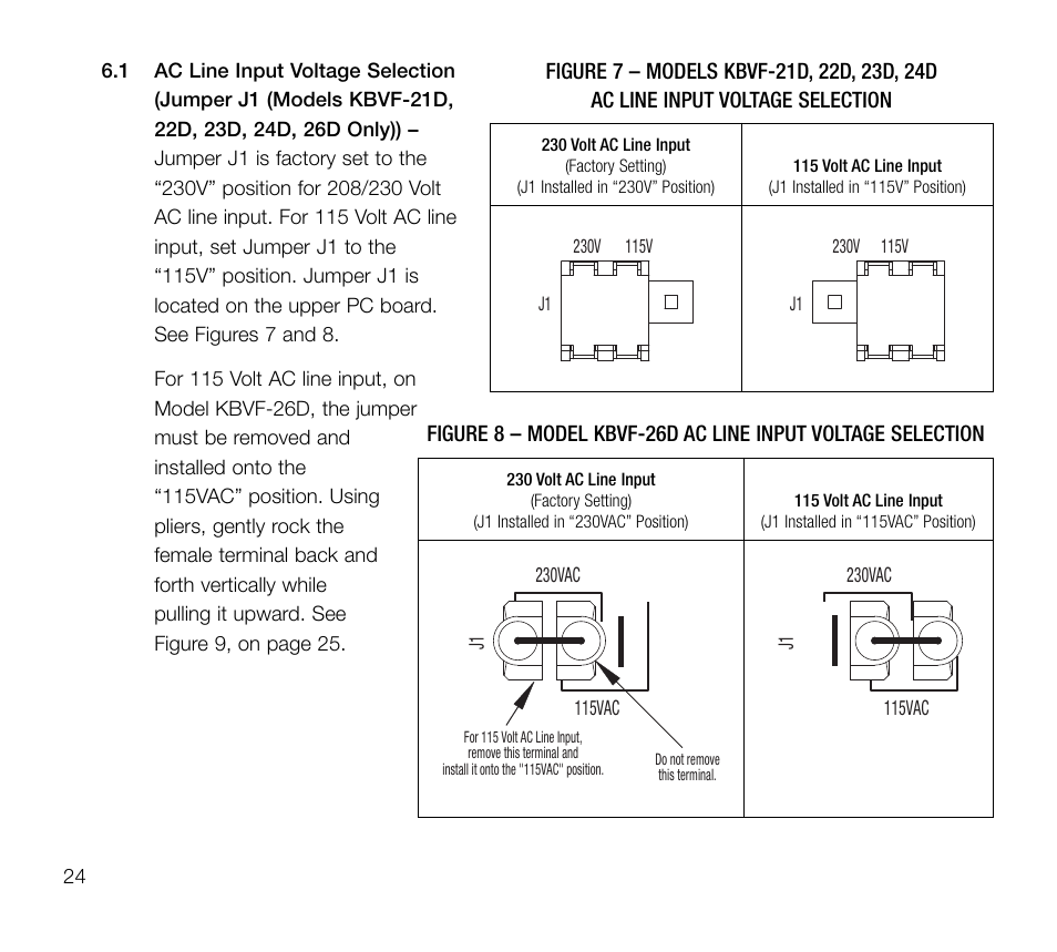 KB Electronics KBVF-23P User Manual | Page 24 / 45