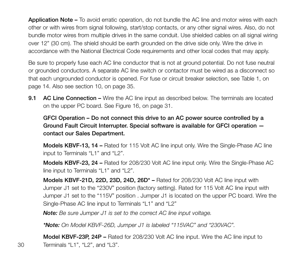 KB Electronics KBVF-23P User Manual | Page 30 / 45