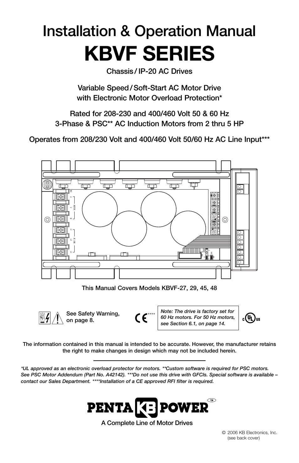 KB Electronics KBVF-48 User Manual | 29 pages