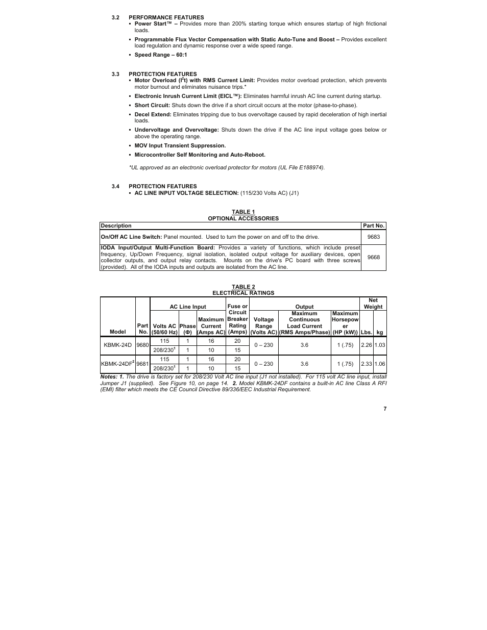 KB Electronics KBMK-24DF User Manual | Page 7 / 53