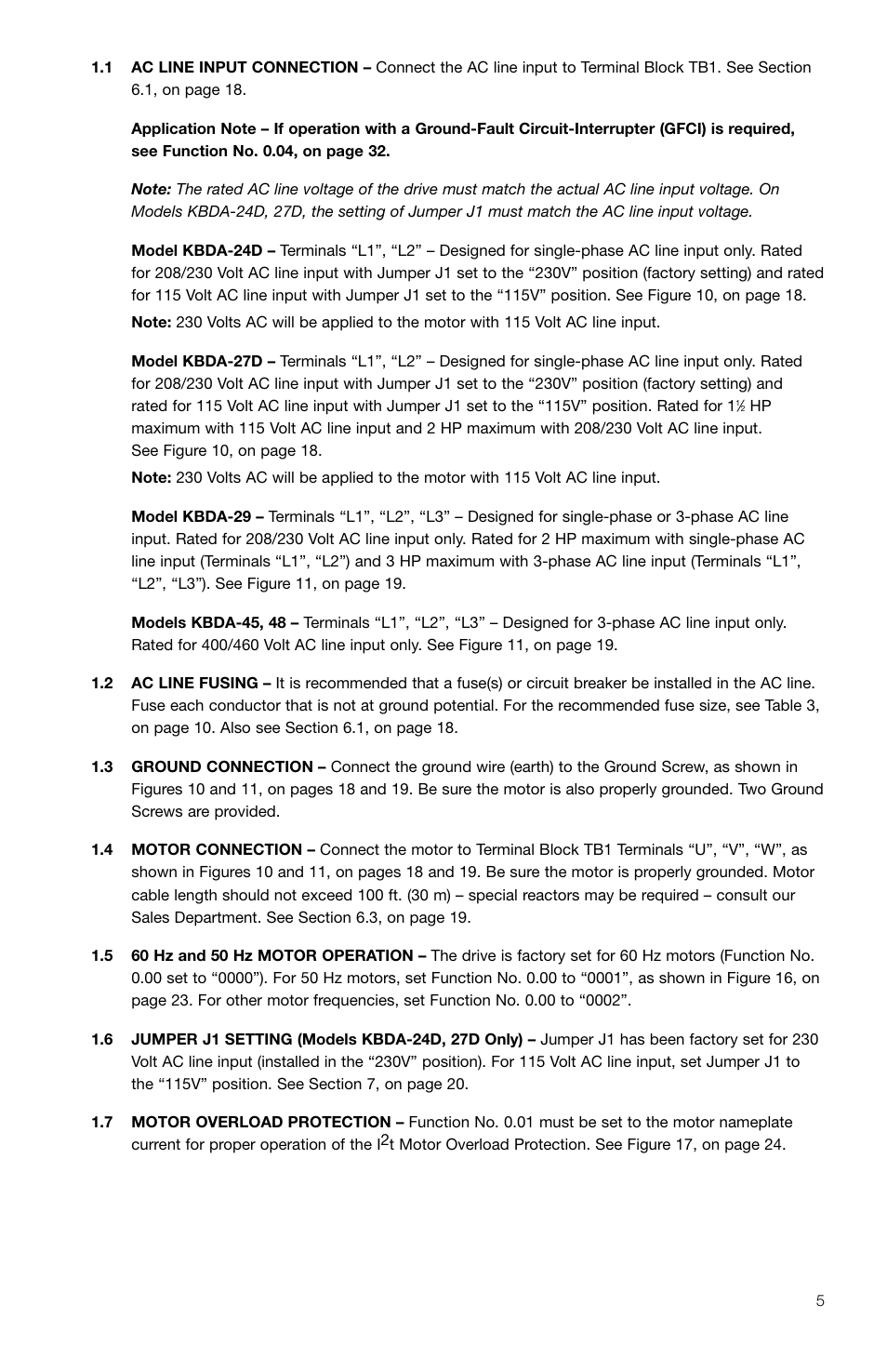 KB Electronics KBDA-29 (1P) User Manual | Page 6 / 57