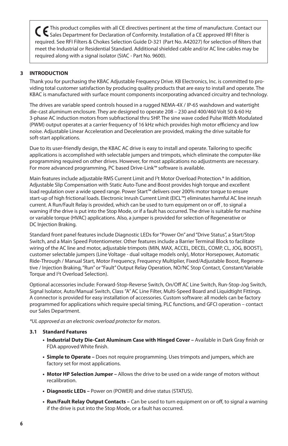 KB Electronics KBAC-48 User Manual | Page 6 / 28