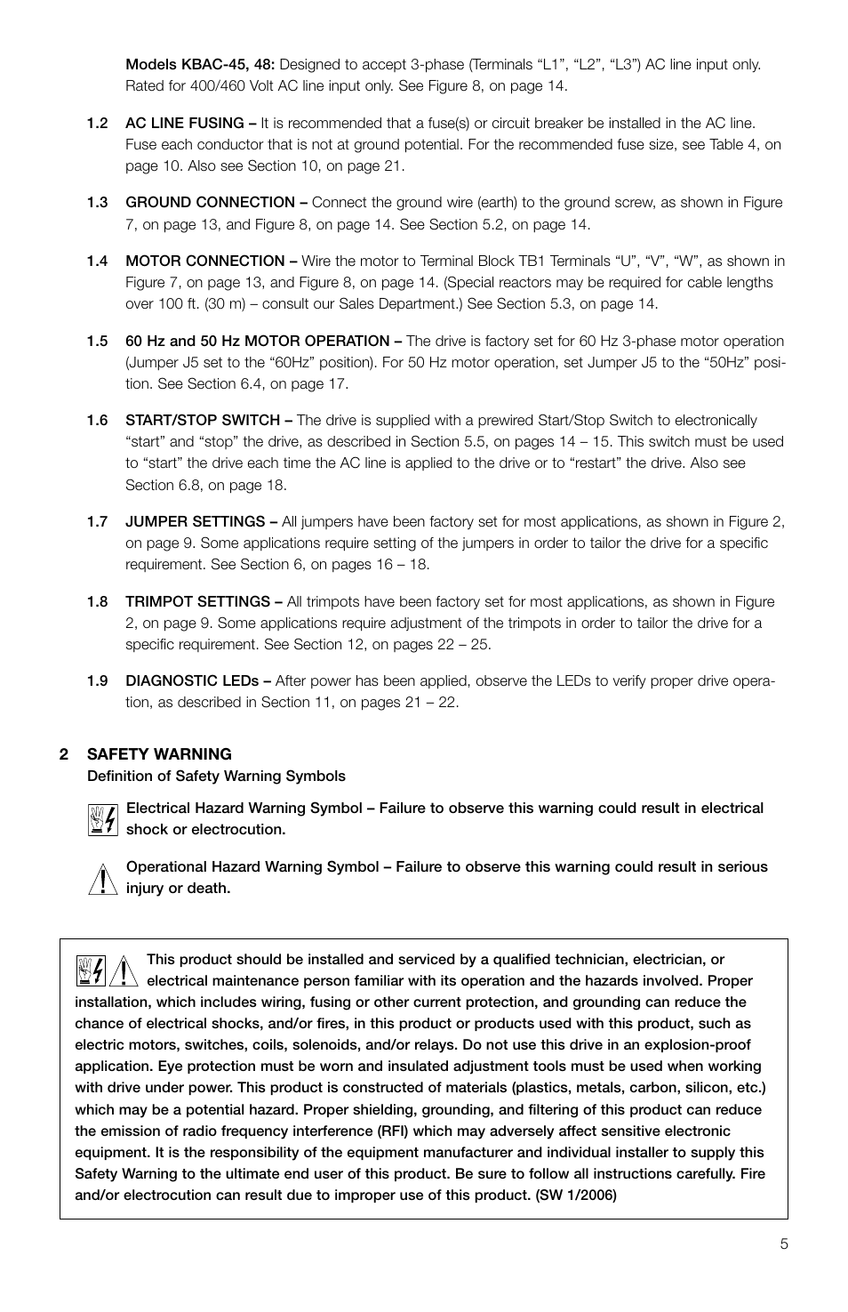 KB Electronics KBAC-29 (1P) User Manual | Page 6 / 29