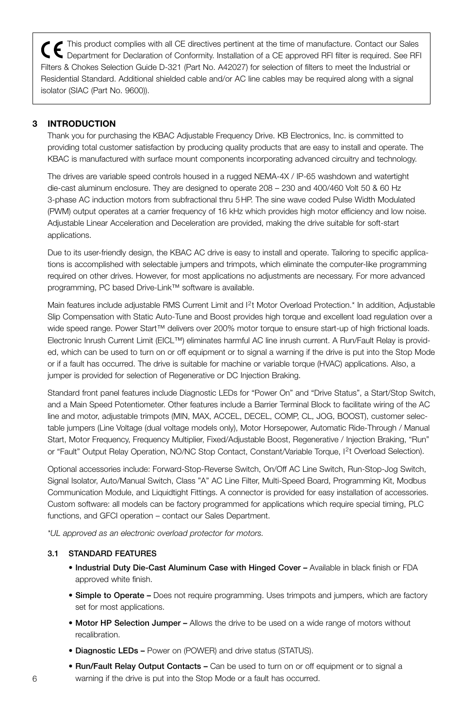 KB Electronics KBAC-29 (1P) User Manual | Page 7 / 29