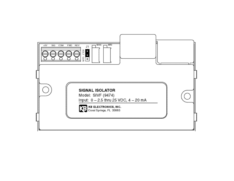 KB Electronics Installs on end of KBVF User Manual | Page 12 / 28