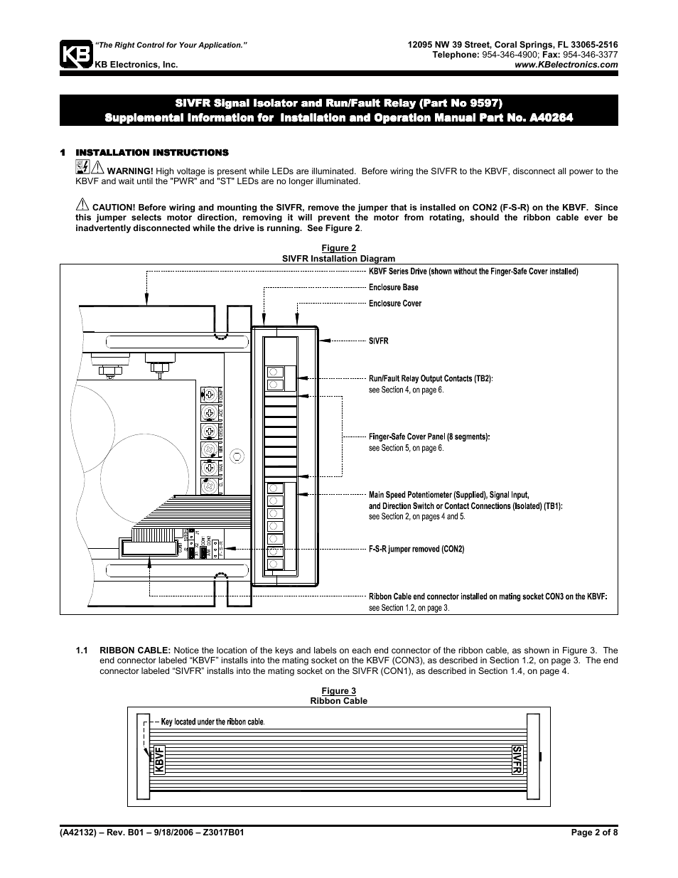 KB Electronics Installs on end of KBVF User Manual | Page 2 / 28