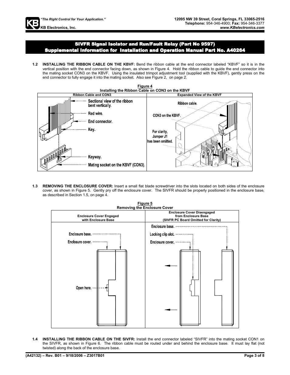 KB Electronics Installs on end of KBVF User Manual | Page 3 / 28