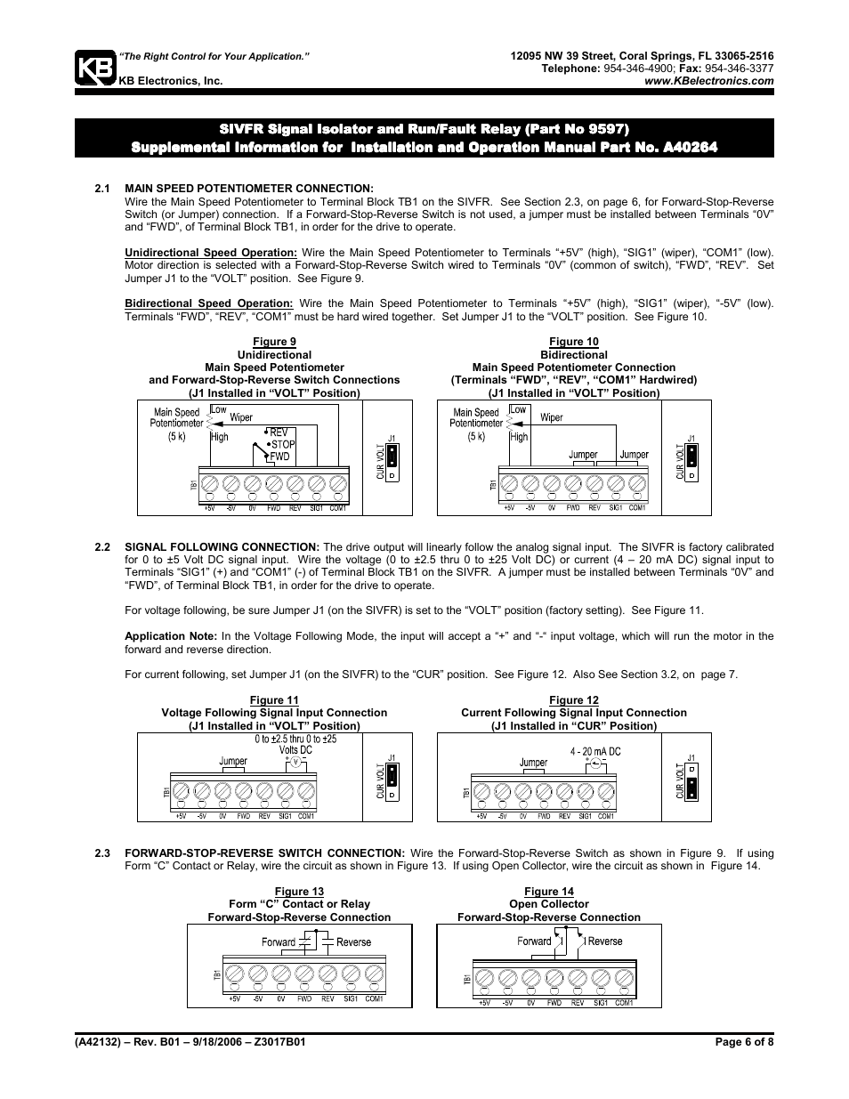 KB Electronics Installs on end of KBVF User Manual | Page 6 / 28