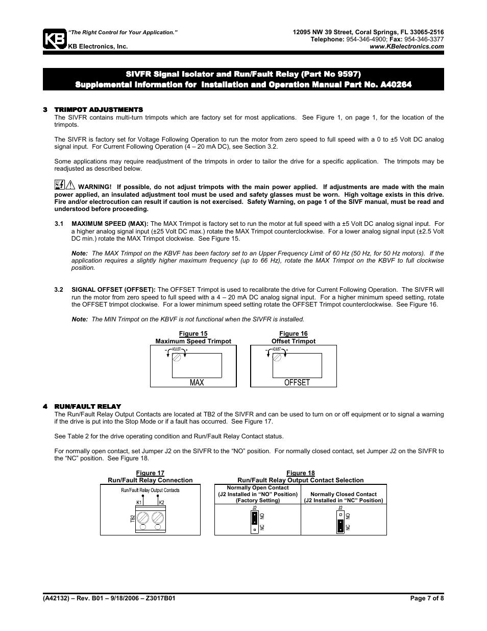 KB Electronics Installs on end of KBVF User Manual | Page 7 / 28