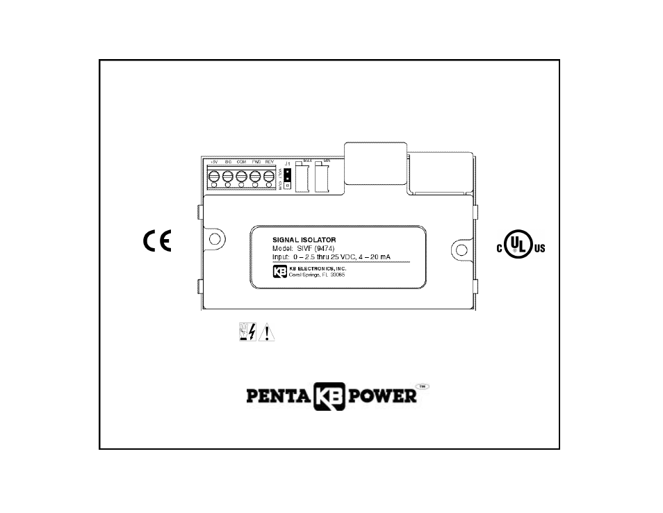 Model sivf, Installation and operating instructions | KB Electronics Installs on end of KBVF User Manual | Page 9 / 28