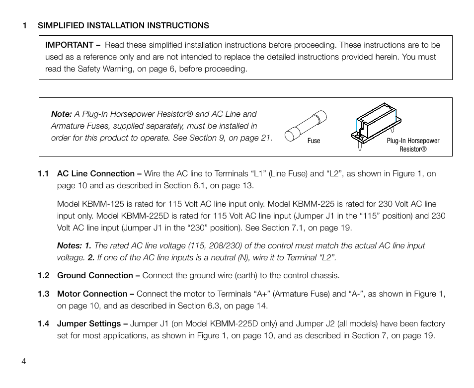 KB Electronics KBMM-225D User Manual | Page 4 / 32