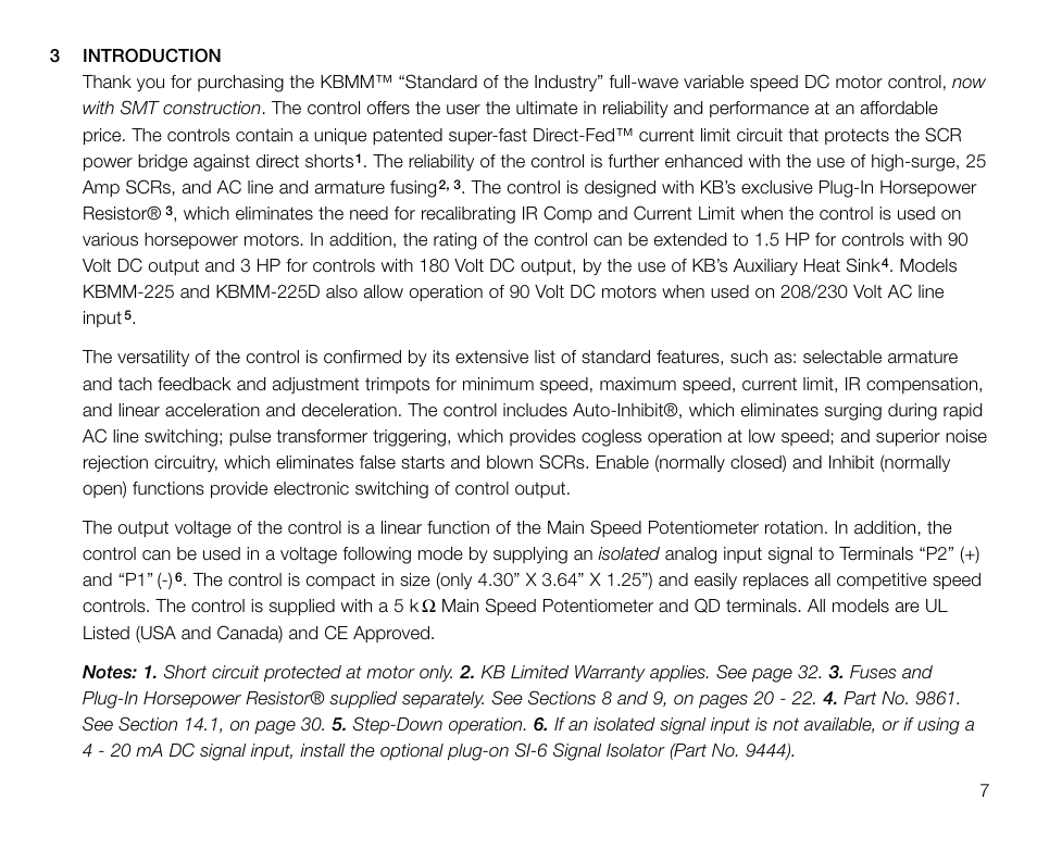 KB Electronics KBMM-225D User Manual | Page 7 / 32