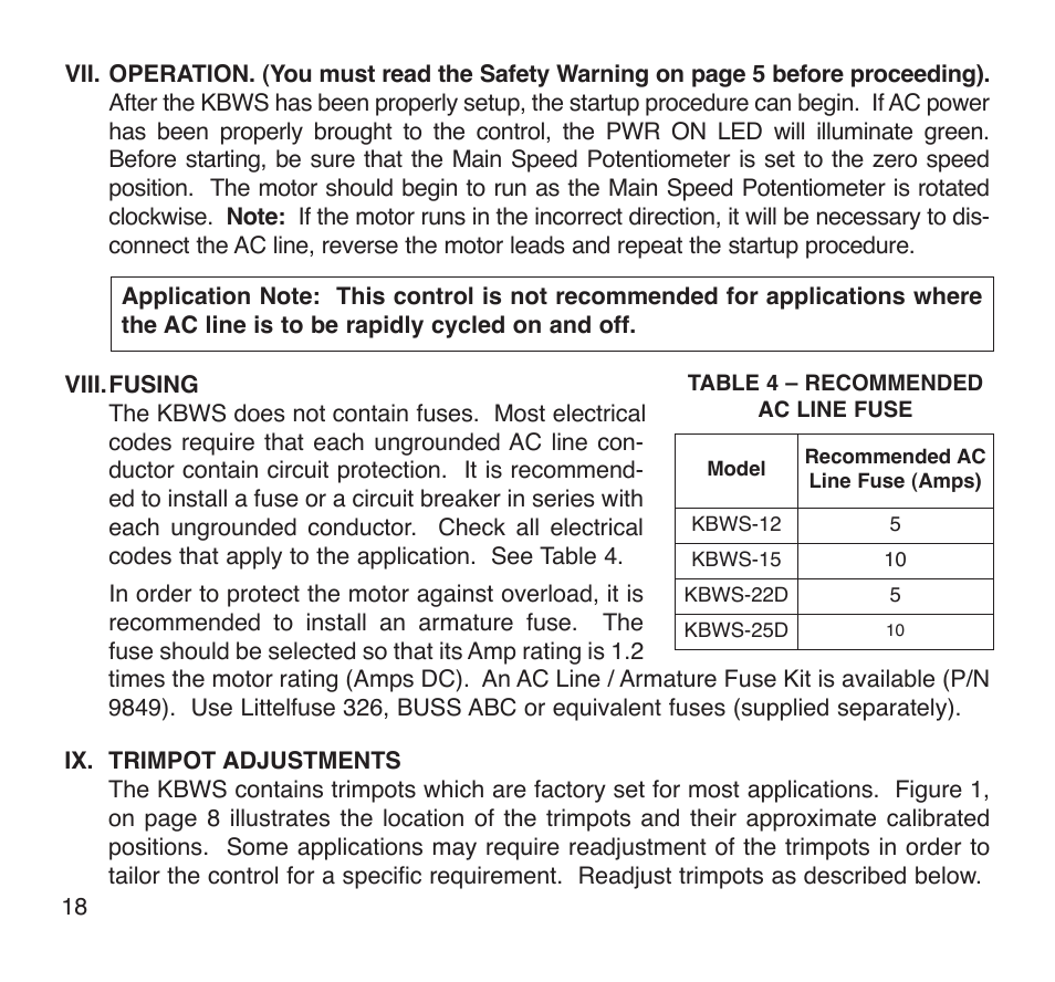 KB Electronics KBWS-25D User Manual | Page 18 / 25