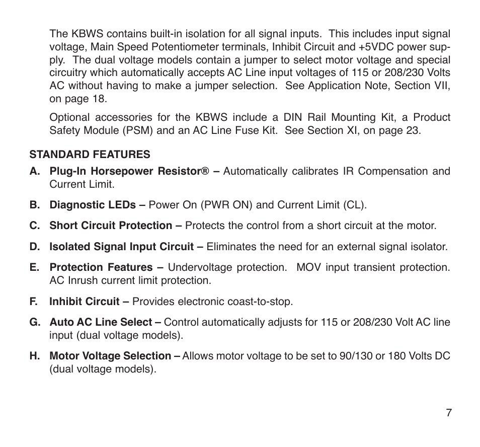 KB Electronics KBWS-25D User Manual | Page 7 / 25