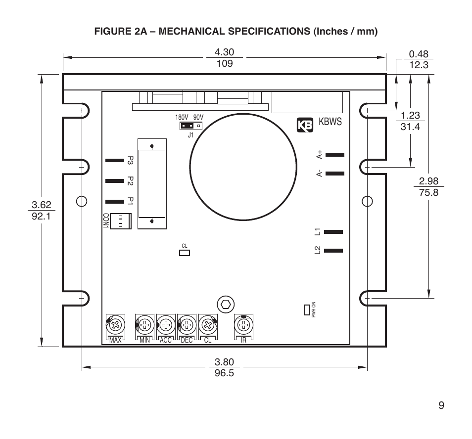 Kbws | KB Electronics KBWS-25D User Manual | Page 9 / 25