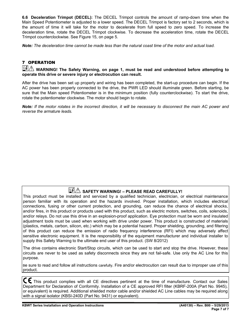 KB Electronics KBWT-210 User Manual | Page 7 / 7