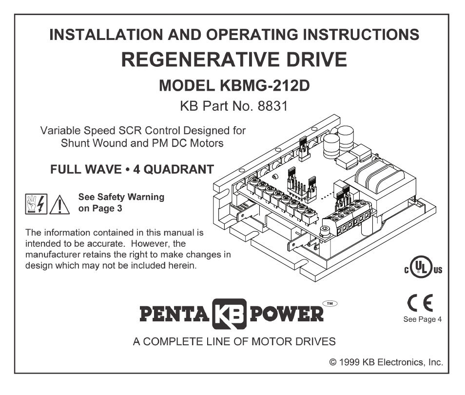 KB Electronics KBMG-212D User Manual | 36 pages
