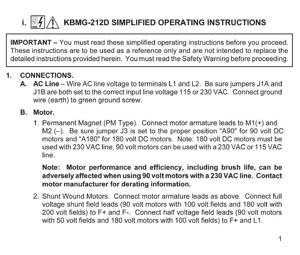 KB Electronics KBMG-212D User Manual | Page 3 / 36