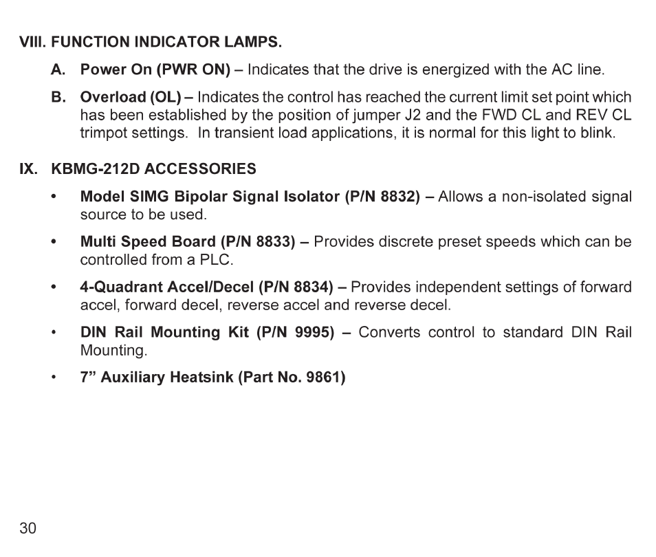 KB Electronics KBMG-212D User Manual | Page 32 / 36
