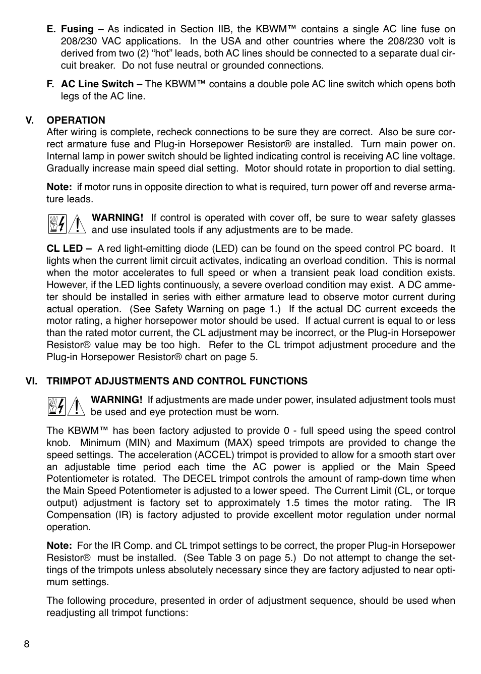 KB Electronics KBWM-240 User Manual | Page 10 / 16