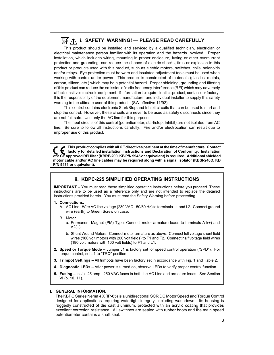 KB Electronics KBPC-225D User Manual | Page 5 / 19