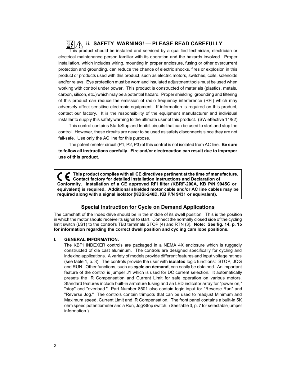 KB Electronics KBPI-240DR User Manual | Page 4 / 24