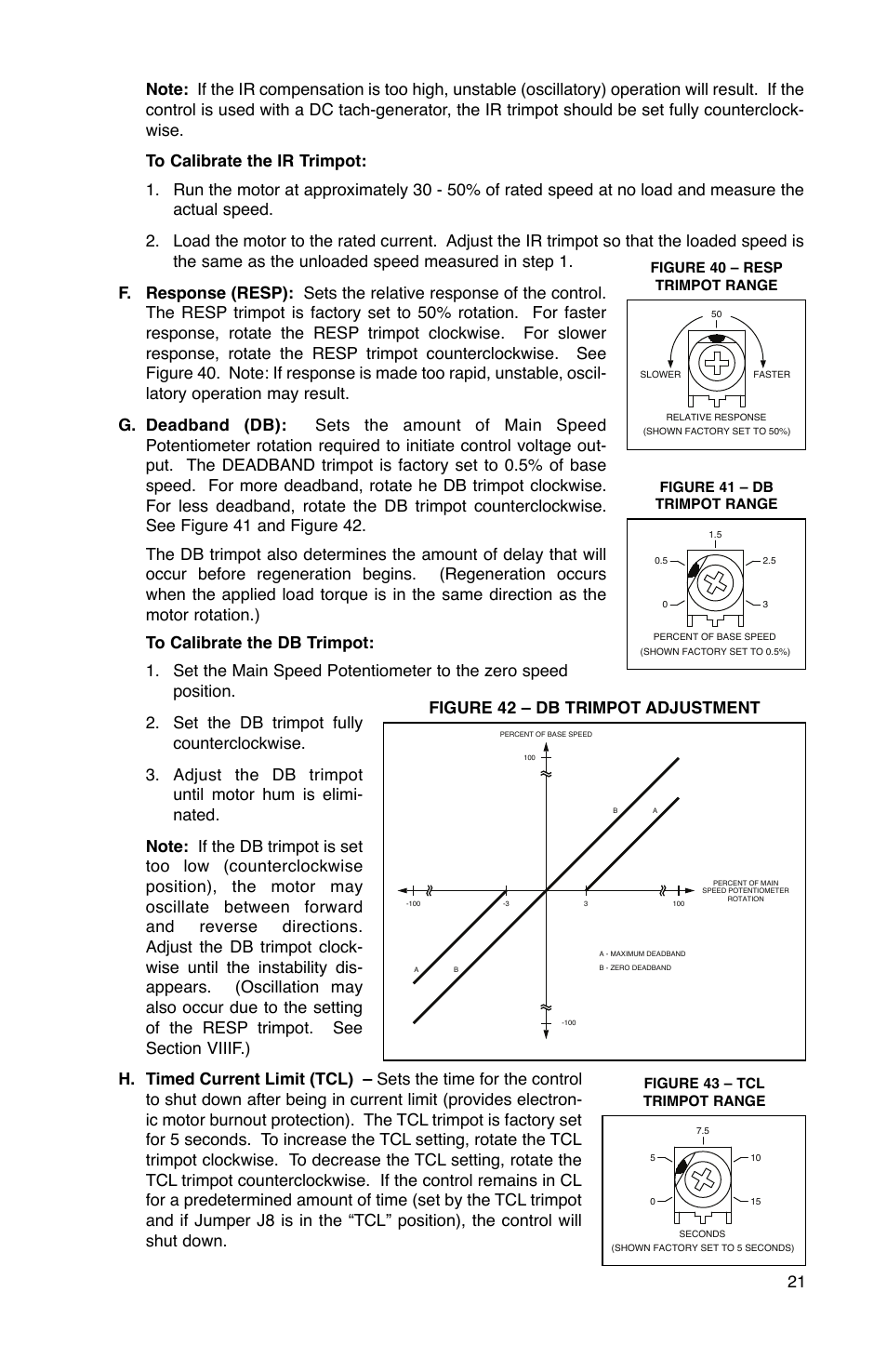 Figure 42 – db trimpot adjustment | KB Electronics KBRC-240D User Manual | Page 21 / 24