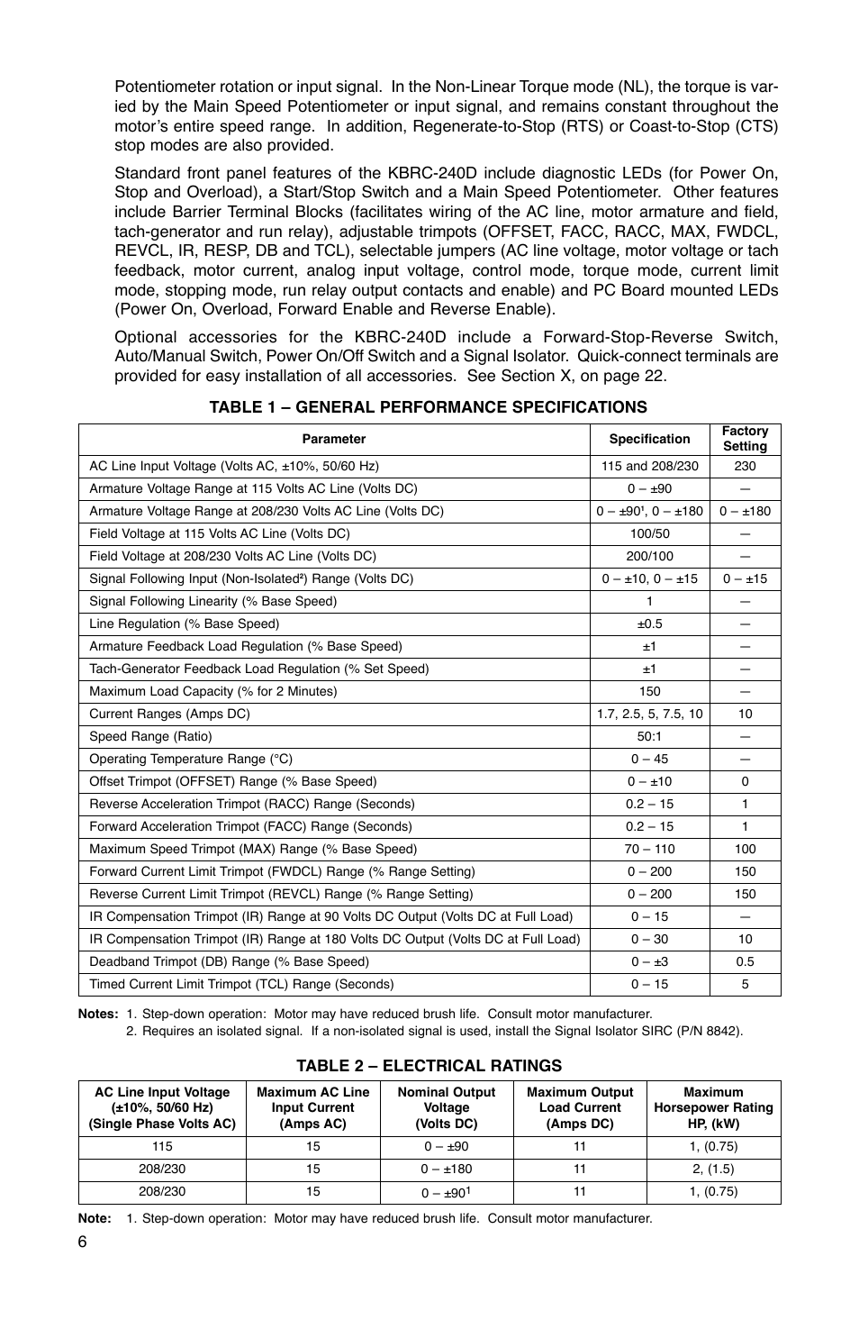 KB Electronics KBRC-240D User Manual | Page 6 / 24