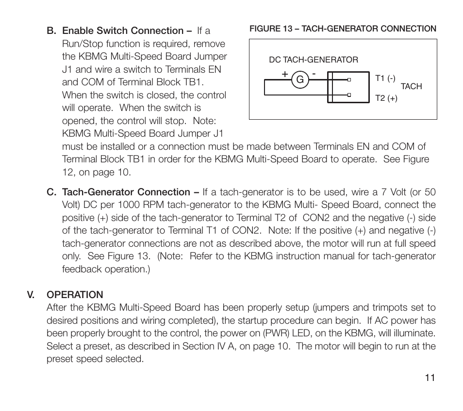 KB Electronics Multi Speed Board User Manual | Page 13 / 16